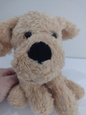 Dan Dee Puppy Dog Plush Brown Shaggy Floppy Hound Stuffed Animal Soft Toy