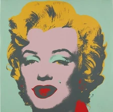 ANDY WARHOL Pop Art Poster or Rolled Canvas Print "Marilyn" Marilyn Monroe #23