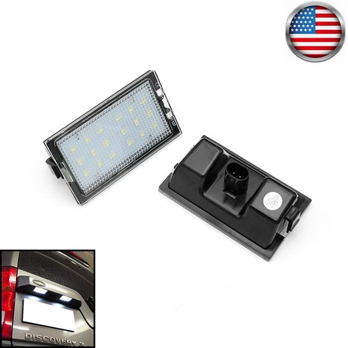 For Land Rover Discovery Assembly 2pc LED License Number Plate Lights Tail Lamps