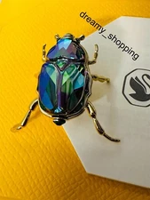 New In Box Authentic Swarovski SCS 2024 Beetle Crystal Metal Figurine #5668994