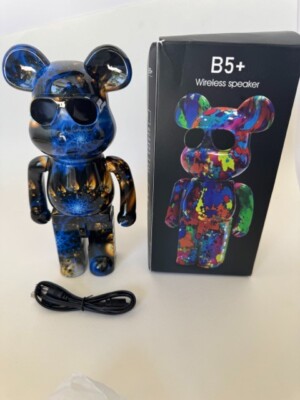 B5 Wireless BEAR SPEAKER Bluetooth Hi Def Calls USB Charging 8'' Tall