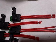 10X In-Line Car ATC/ATO Blade Fuse Holder 12AWG 30A FUSE 12V/24V/32V USA SHIPPED