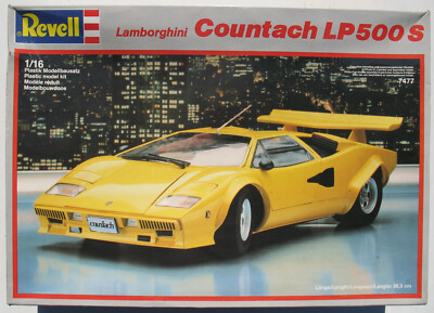 REVELL 7477 Lamborghini Countach LP500 S 1:16 Auto Modellbausatz Model Kit
