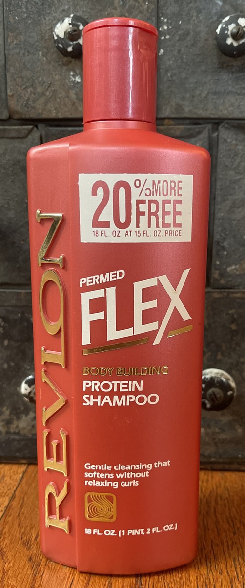 New NOS Vintage Revlon Permed Flex Body Building Protein Shampoo