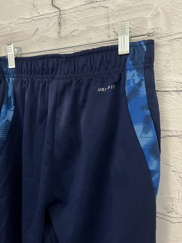 Nike DRI FIT Blue Sweats Joggers Elastic Waist Pockets EUC Boy's Size X-Large - Picture 9 of 9