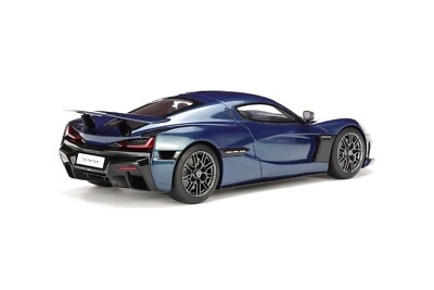 1/18 Rimac Nevera in Riviera Blue Resin Model Car by GT Spirit