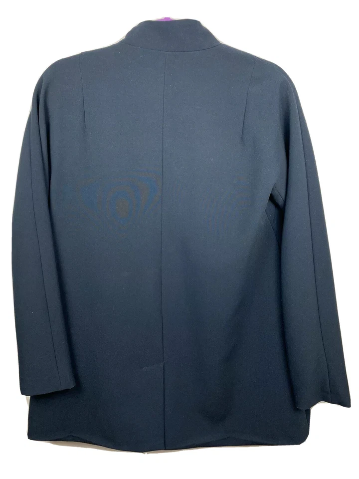 Simply Vera By Vera Wang Womens Navy Coat Size Small Mid Length - Image 2 of 4