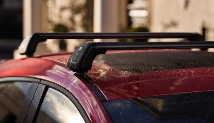 2019-2025 Mazda Hatchback Roof Rack Crossbars in Black w