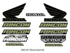 2003 2006 2008 2017 2022 Oem Honda Rincon 4x4 Decal Kit Graphics Marks Sticker