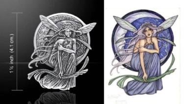PS: Bella Luna Fairy Silver Pendant