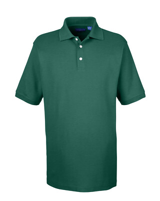 Ultra Club 7510  Men's Platinum Honeycomb Pique Polo - Color Size Options