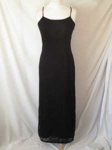 monsoon long black dress