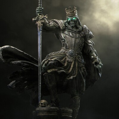 BookNook: The Shattered King | 3D Printed Figure | DnD | Wargaming | Art Piece