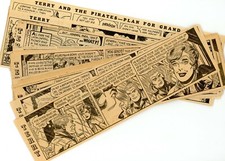 TERRY AND THE PIRATES (30) Newspaper Comic Strips by Caniff and Wunder 1939-1971