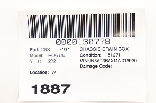 2021 - 2023 NISSAN ROGUE BCM CHASSIS BODY CONTROLLER MODULE UNIT OEM 284B26RA0B - Picture 11 of 11