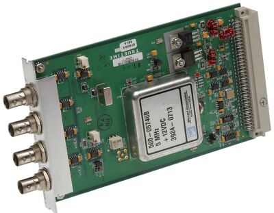 Symmetricom 87-8009-5 XLi Low Phase Noise 5MHz Quad BNC Output Card Microsemi