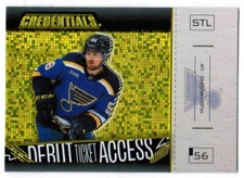 23/24 2023 CREDENTIALS DEBUT TICKET ACCESS HORIZONTAL YELLOW 101-200 U-Pick List