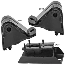 Engine Motor Mounts & Transmission Mount 3PCS for Jeep Cherokee 99-87 L6-4.0L 