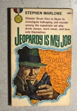 JEOPARDY IS MY JOB by Stephen Marlowe (1962) Gold Medal mystery paperback
