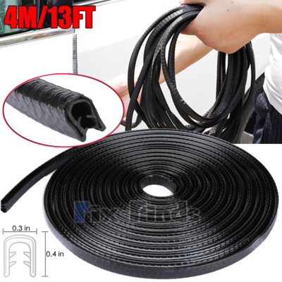 Protector De Goma Para El Borde De La Puerta Del Coche Sello en forma de U 13pie
