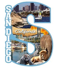 San Diego California Capitol S Collage Fridge Magnet