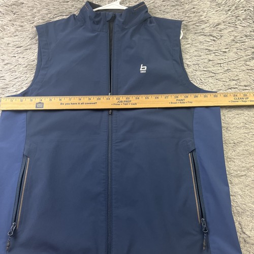 Vineyard Vines Vest Mens Medium Blue Jim Nantz Performance Nylon Spandex - Picture 5 of 8