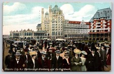 Vintage Postcard Marlborough Blenheim Hotel Boardwalk Atlantic City New Jersey
