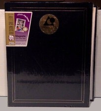 HOLSON Design Gallery Magnetic 3-Ring Refillable Photo Album w/Extra Large Pages
