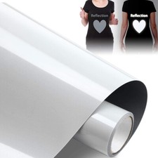 Reflective Gray Heat Transfer Vinyl HTV TShirt Iron On Heat Press Craft Film DIY