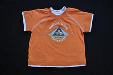 Boys Orange "Camping" T-Shirt - Size 0