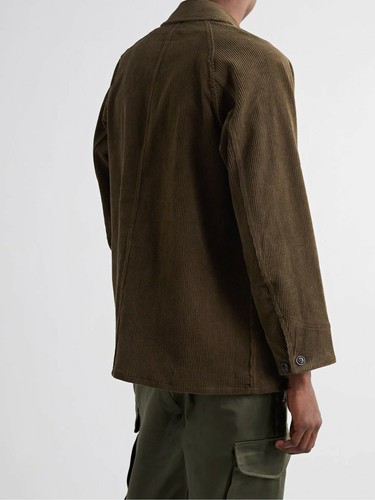 Monitaly Coveral Jacket 8-Wale Brown Corduroy, size 36 - BNWT, RRP £375 - Picture 3 of 8