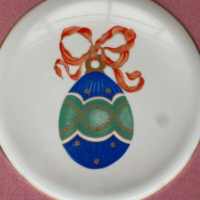 Puiforcat Limoges St Petersbourg Corail Easter Egg Dinner Puiforcat Limoges St Petersbourg Corail Easter Egg Dinner