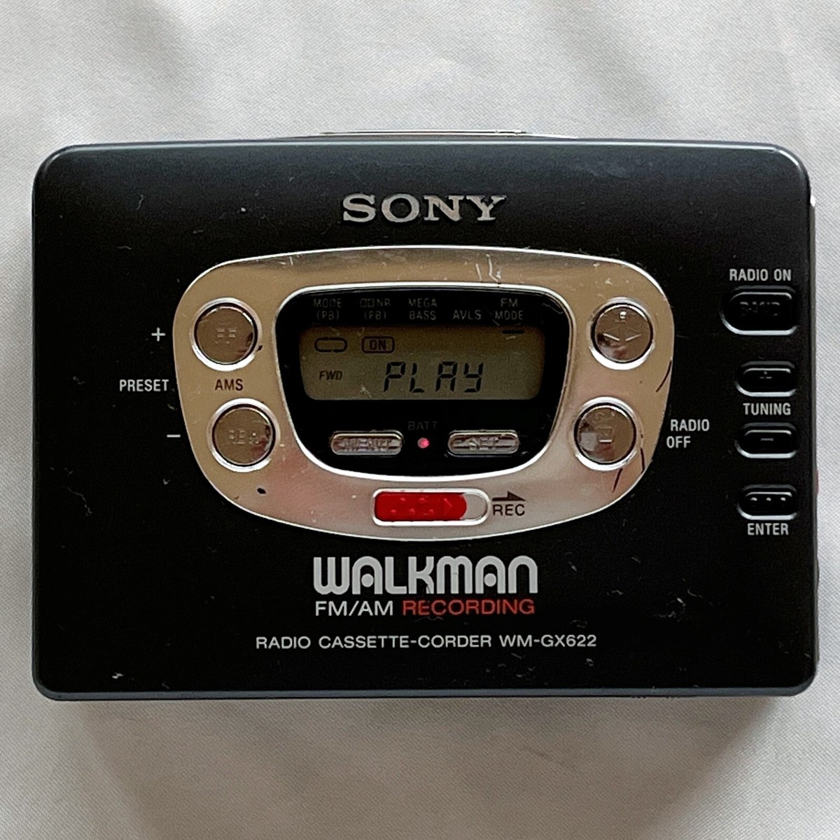 SONY WM-GX622 1996 Recording Radio Walkman Cassette Player Made in