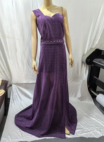 Womens Sequin Formal Wedding Bridesmaid Evening Party Ball Prom Gown Long Dress - Picture 33 of 33
