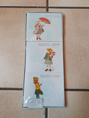 Beautiful Sunday Kutsuwa Japan F.Miho Address Book/ Schedule Book/ Free Note OVP