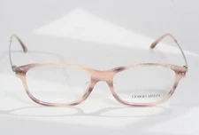 New Giorgio Armani AR7007-F 5021 54-16-140 Striped Pink Frames Eyeglasses #817