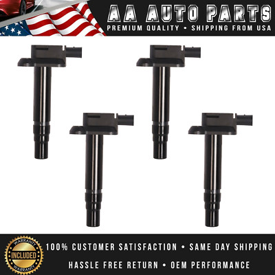 Set of 4 Ignition Coil Models For 1999-2004 Volkswagen Audi 1.8L & 4.2L UF274