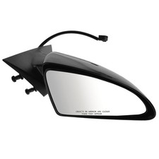 TRQ Passenger Side Mirror Assembly Electric Adjustment Non-Heated No Memory Blac