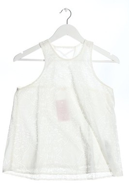 HOLLISTER Spitzentop Damen Top Gr. DE 34 weiß Elegant