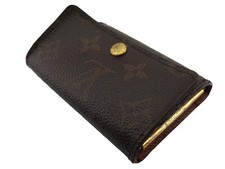 LOUIS VUITTON Key holder Brown beige gold Women M62630 Authentic secondhand