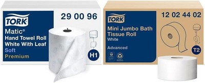 Matic Soft Hand Towel Roll, White, Premium, H1, Qui-Absorbing,