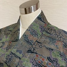 Kimono KA2137 Oshima Tsumugi Kimono Height 158cm Pure Silk