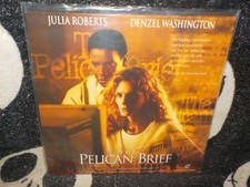 The Pelican Brief Widescreen Laserdisc LD Denzel Washington Free Ship 50