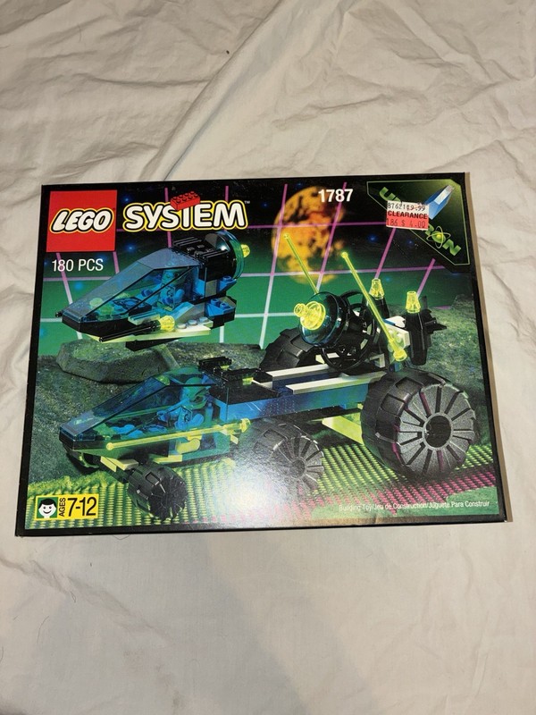 SEALED Vintage LEGO System Space Unitron 1787 - Crater Cruiser