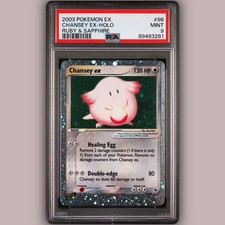 POKEMON CHANSEY EX HOLO 2003 RUBY & SAPPHIRE #96 PSA 9 🔥POP 402 💫SWIRL on eBay