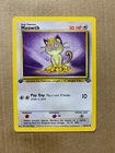 1st Edition Meowth 56/64 Jungle Set - Common Pokemon Card - NM/Mint