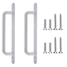 Sliding Barn Door Handles, Stainless Steel Door Pull, Medium-2Pcs  Silver-7....