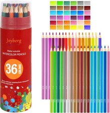36-Color Watercolor Pencils, Water Color Pencils Set, Artist Drawing Pencils