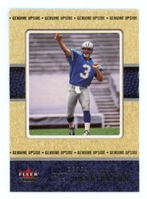 2002 Fleer Joey Harrington Genuine Upside Rookie Card #156 - Detroit - SP/599. rookie card picture