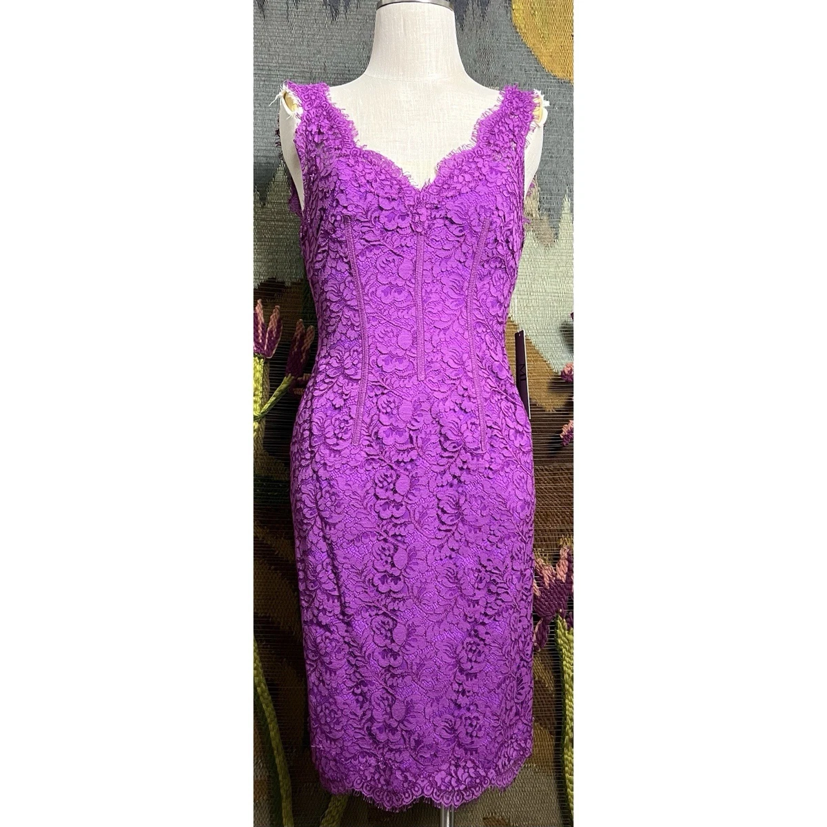 chinese dress ladies Lavender Embroidered Tea-Length Dress 0 / Powder Blue/Multi main image 0